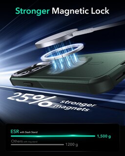 Foto 6 | Foto 6 | Funda Esr Para Iphone 13 Pro Con Soporte De Uso Militar, Color Gris - Venta Internacional.