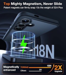 Foto 3 | Foto 3 | Funda De Teléfono Torras Magnética A Prueba De Golpes Para Samsung Galaxy S24 Plus - Venta Internacional.