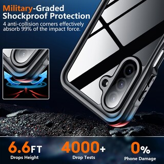 Foto 3 | Foto 3 | Funda De Teléfono Spidercase Para Samsung Galaxy A26 5g A Prueba De Agua - Venta Internacional.