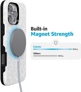 Foto 6 | Foto 6 | Funda De Teléfono Casely Into The Wild White Snow Leopard Para Iphone 16 Pro Max - Venta Internacional.