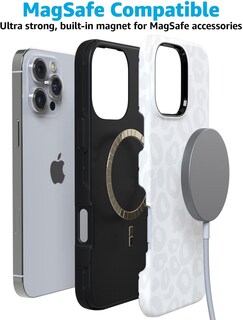 Foto 7 | Foto 7 | Funda De Teléfono Casely Into The Wild White Snow Leopard Para Iphone 16 Pro Max - Venta Internacional.