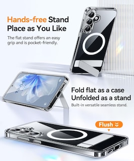 Foto 3 | Foto 3 | Funda De Teléfono Canshn Para Samsung Galaxy S25 Plus Con Soporte - Venta Internacional.