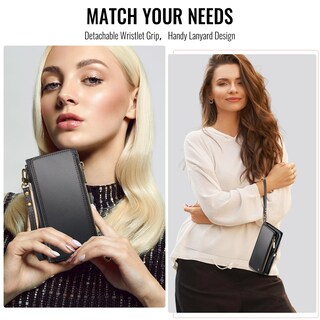 Foto 6 | Foto 6 | Funda Wallet Defense Compatible Con Iphone 14 Plus, Color Negro - Venta Internacional.