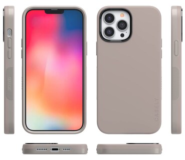 Foto 7 | Foto 7 | Funda De Teléfono Casely Para Iphone 13 Pro Max, Color Topo Sobre Color Nude - Venta Internacional.