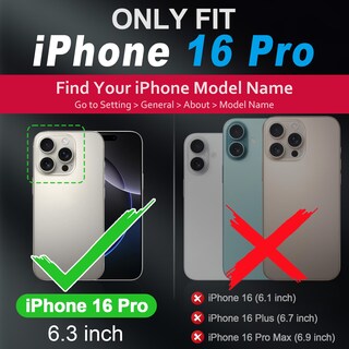 Foto 2 | Foto 2 | Funda Tipo Cartera Shieldon Para Iphone 16 Pro 5g 2024 De Piel Auténtica - Venta Internacional.