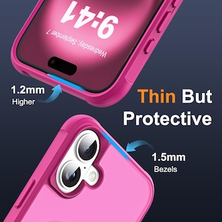 Foto 6 | Foto 6 | Funda De Teléfono Sky-lmw Compatible Con Iphone 16 Plus Rose - Venta Internacional.