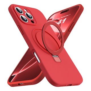 Foto 1 | Foto 1 | Funda De Teléfono Skylmw Diseñada Para Iphone 16 Pro Con Soporte Rojo - Venta Internacional.