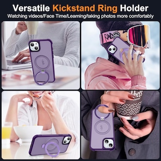 Foto 5 | Foto 5 | Funda De Teléfono Skylmw Compatible Con Iphone 13 Y 14 6.1 Morada - Venta Internacional.