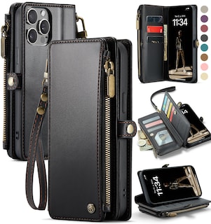 Foto 1 | Foto 1 | Funda Wallet Defense Compatible Con Iphone 12 Pro Max, Color Negro - Venta Internacional.