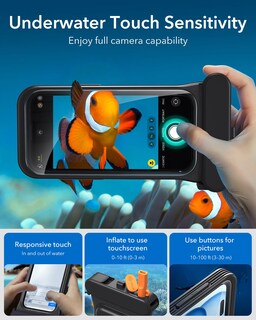 Foto 5 | Foto 5 | Funda Impermeable Esr Para Iphone 15/14/13 Ipx8 Negra, Paquete De 2 - Venta Internacional.