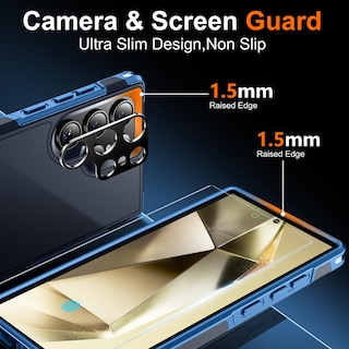 Foto 3 | Foto 3 | Funda De Teléfono Spidercase Para Samsung Galaxy S24 Ultra Dark Blue - Venta Internacional.