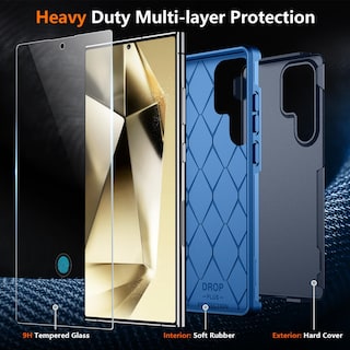 Foto 5 | Foto 5 | Funda De Teléfono Spidercase Para Samsung Galaxy S24 Ultra Dark Blue - Venta Internacional.