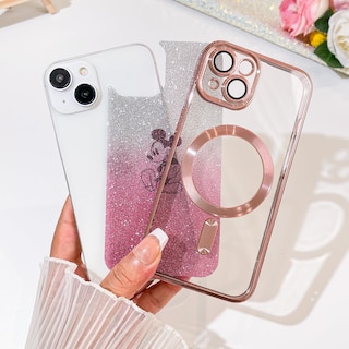 Foto 5 | Foto 5 | Funda De Teléfono Con Purpurina Magnética Para Iphone 15 Plus 6.7 - Venta Internacional.