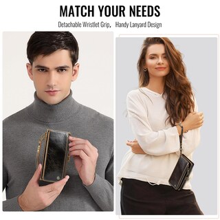 Foto 6 | Foto 6 | Funda Para Teléfono Wallet Defense Compatible Con Iphone 14 Plus - Venta Internacional.