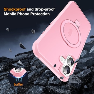 Foto 7 | Foto 7 | Funda De Teléfono Sky-lmw Compatible Con Iphone 16 Plus, Color Rosa - Venta Internacional.