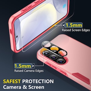 Foto 3 | Foto 3 | Funda De Teléfono Spidercase Para Samsung Galaxy S24 Plus 2024 Rosa - Venta Internacional.