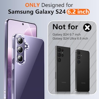 Foto 2 | Foto 2 | Funda De Teléfono Spidercase Para Samsung Galaxy S24 De 6.2 Pulgadas, Transparente - Venta Internacional.