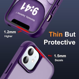 Foto 6 | Foto 6 | Funda De Teléfono Skylmw Compatible Con Iphone 11 6.1 Púrpura - Venta Internacional.