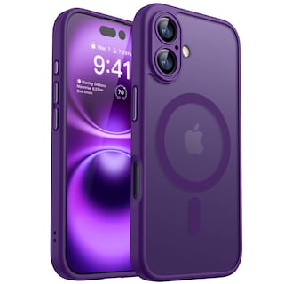 Foto 1 | Foto 1 | Funda Magnética Canshn Para Iphone 16, Color Morado Oscuro - Venta Internacional.