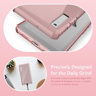 Foto 7 | Foto 7 | Funda Tudia Skn Transparente A Prueba De Golpes Ónix Boox Palma 6.13 Rosa - Venta Internacional.
