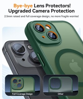 Foto 3 | Foto 3 | Funda Magnética Canshn Para Iphone 14 6.1 - Verde Oscuro - Venta Internacional.