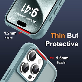 Foto 6 | Foto 6 | Funda De Teléfono Sky-lmw Compatible Con Iphone 15 Pro Max Blue - Venta Internacional.