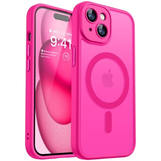 Foto 1 | Foto 1 | Funda Magnética Canshn Para Iphone 15 Plus 6.7 - Rosa Intenso - Venta Internacional.
