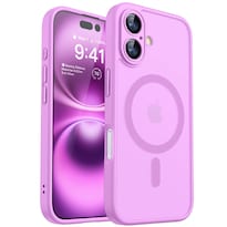 Funda Magnética Canshn Para Iphone 16 Plus, Color Morado Rosado - Venta Internacional.