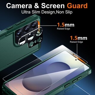 Foto 3 | Foto 3 | Funda De Teléfono Spidercase Para Samsung Galaxy S25 Ultra De 6.9 Pulgadas, Color Verde - Venta Internacional.