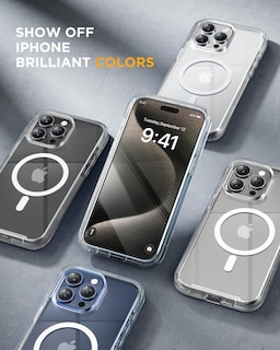 Foto 6 | Foto 6 | Funda De Teléfono Miracase Magnetic Con Cristal Para Iphone 15 Pro 6.1 - Venta Internacional.