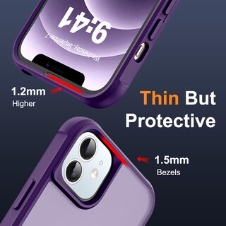 Foto 6 | Foto 6 | Funda De Teléfono Skylmw Compatible Con Iphone 12/12 Pro 6.1 Púrpura - Venta Internacional.