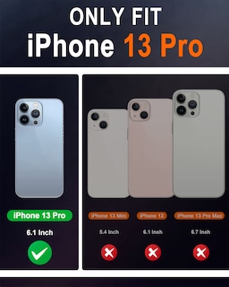 Foto 2 | Foto 2 | Funda Shieldon Para Iphone 13 Pro 6.1 De Piel Auténtica, Color Azul Marino - Venta Internacional.