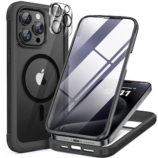 Foto 1 | Foto 1 | Funda Magnética Miracase Con Protector De Pantalla Para Iphone 12 Pro Max - Venta Internacional.
