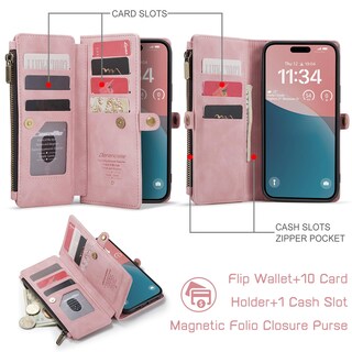 Foto 2 | Foto 2 | Funda Para Teléfono Wallet Defense Compatible Con Iphone 15 Plus - Venta Internacional.