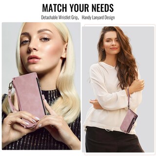 Foto 5 | Foto 5 | Funda Para Teléfono Wallet Defense Compatible Con Iphone 15 Plus - Venta Internacional.