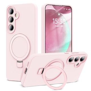 Foto 1 | Foto 1 | Funda De Teléfono Skylmw Para Samsung Galaxy S24 Plus De Silicona Rosa - Venta Internacional.
