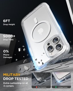 Foto 4 | Foto 4 | Funda Magnética Miracase Para Iphone 15 Pro Max, Color Blanco - Venta Internacional.
