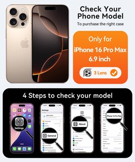 Foto 2 | Foto 2 | Funda Magnética Canshn Compatible Con Iphone 16 Pro Max - Venta Internacional.