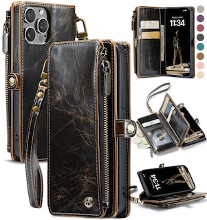 Foto 1 | Foto 1 | Funda Wallet Defencase Compatible Con Iphone 13 Pro Coffee - Venta Internacional.