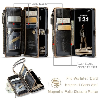 Foto 3 | Foto 3 | Funda Wallet Defencase Compatible Con Iphone 13 Pro Coffee - Venta Internacional.