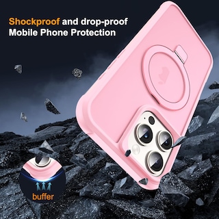 Foto 7 | Foto 7 | Funda De Teléfono Sky-lmw Compatible Con Iphone 16 Pro, Color Rosa - Venta Internacional.