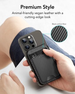 Foto 6 | Foto 6 | Cartera Magnética Esr Para Iphone (halolock), Color Negro - Venta Internacional.
