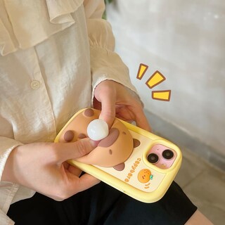 Foto 2 | Foto 2 | Funda De Teléfono Qokcoahn Para Iphone 15 Cute 3d Kawaii Capybara - Venta Internacional.