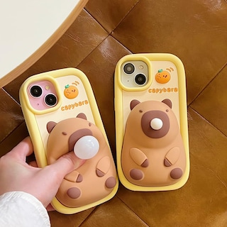 Foto 6 | Foto 6 | Funda De Teléfono Qokcoahn Para Iphone 13, Bonito Diseño De Capibara - Venta Internacional.
