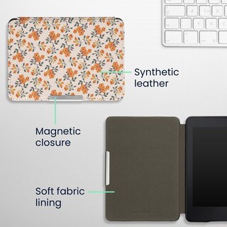 Foto 5 | Foto 5 | Funda Kwmobile Compatible Con Amazon Kindle Paperwhite, Color Amarillo - Venta Internacional.