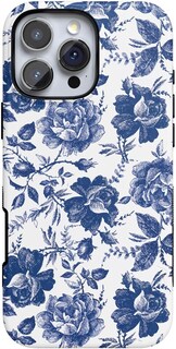 Foto 1 | Foto 1 | Funda Para Teléfono Casely Rose To Fame Para Iphone 16 Pro, Azul Y Blanco - Venta Internacional.