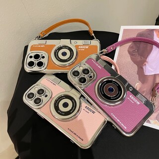 Foto 7 | Foto 7 | Funda De Teléfono Qokcoahn Compatible Con La Cámara Vintage Del Iphone 16 Pro - Venta Internacional.