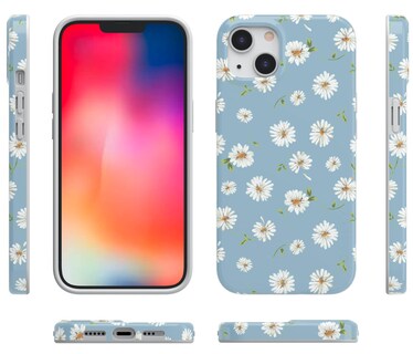 Foto 6 | Foto 6 | Funda De Teléfono Casely Daisy Daydream Baby Blue Floral Para Iphone 13 - Venta Internacional.