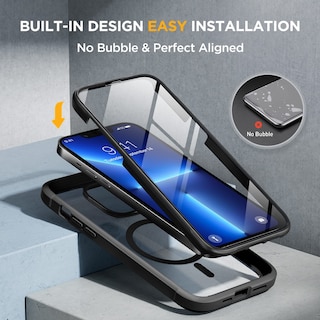 Foto 3 | Foto 3 | Funda Para Teléfono Miracase Glass Con Protector De Pantalla Para Iphone 13 Pro Max - Venta Internacional.