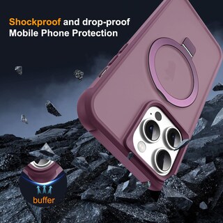 Foto 7 | Foto 7 | Funda De Teléfono Sky-lmw Compatible Con Iphone 14 Pro, Color Rojo Vino - Venta Internacional.